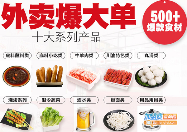 蜀话说火锅食材超市加盟费