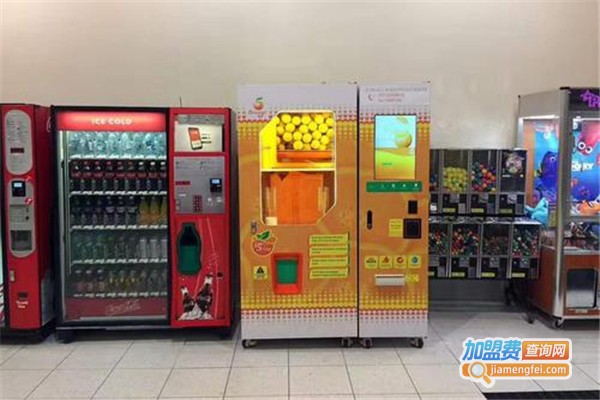 鲜榨橙汁自助贩卖机