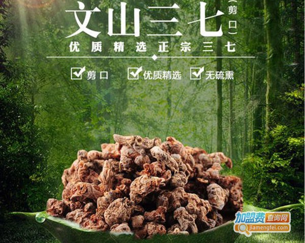 云南文山三七加盟