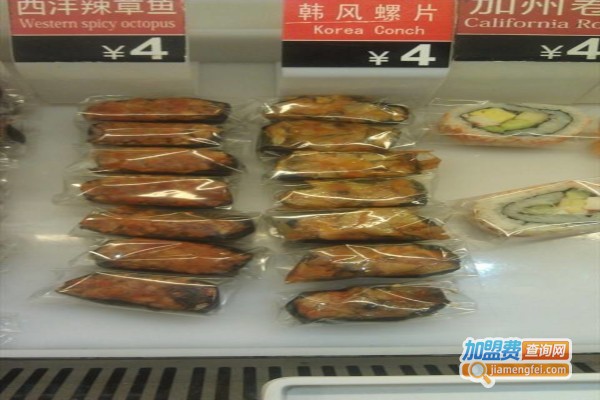 鲜品萃外带寿司加盟费