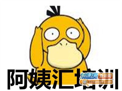 阿姨汇培训加盟费