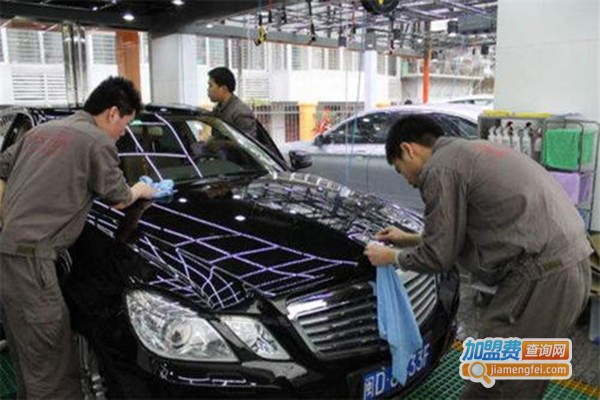 城市跑道汽车美容加盟门店