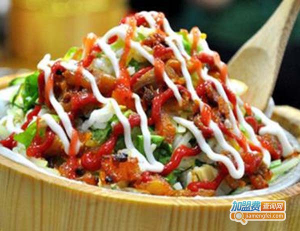 爱时尚烤肉拌饭加盟