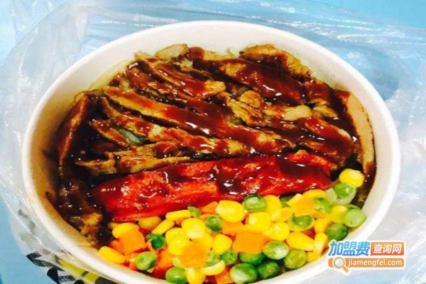 炊事班脆皮鸡烤肉饭