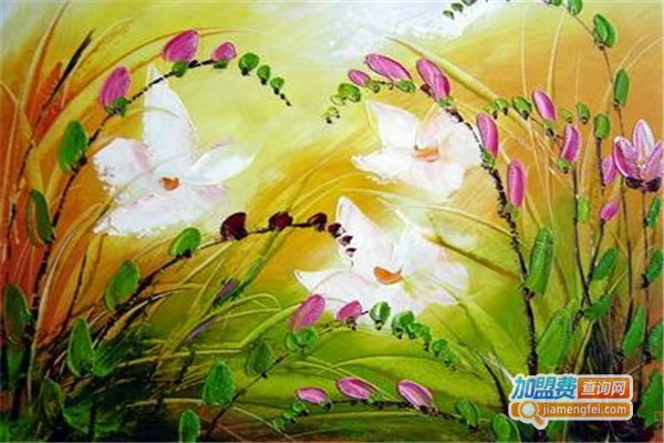 三色彩绘油画加盟费