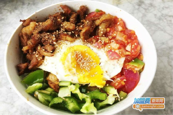 炊事班脆皮鸡烤肉饭