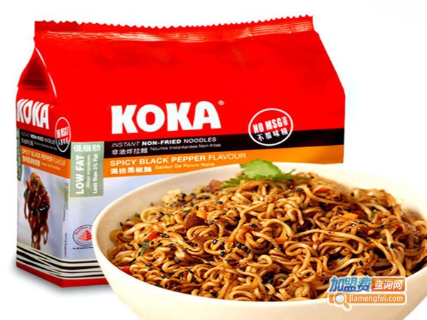 koka方便面加盟