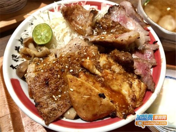 肉入魂烧肉丼饭加盟费