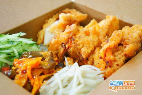 王德利脆皮鸡拌饭加盟店