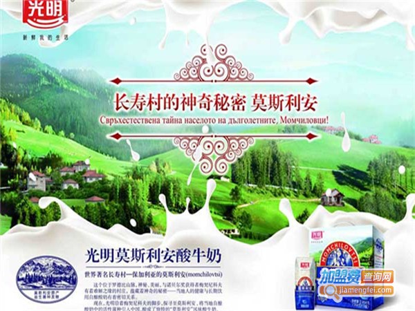 光明老酸奶加盟费