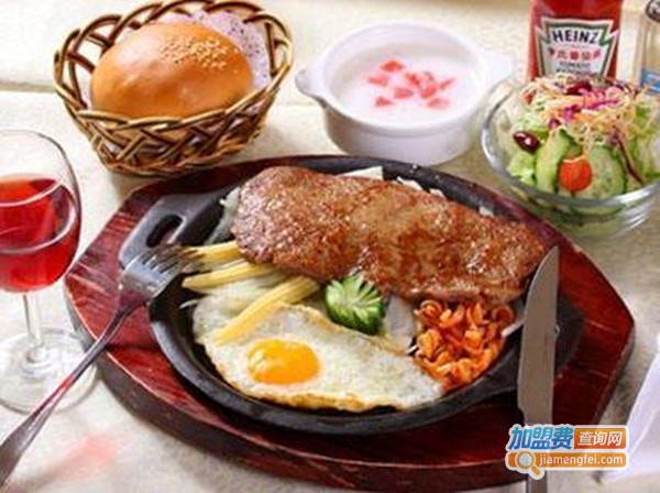 咖巴伊牛排自助连锁西餐厅加盟费