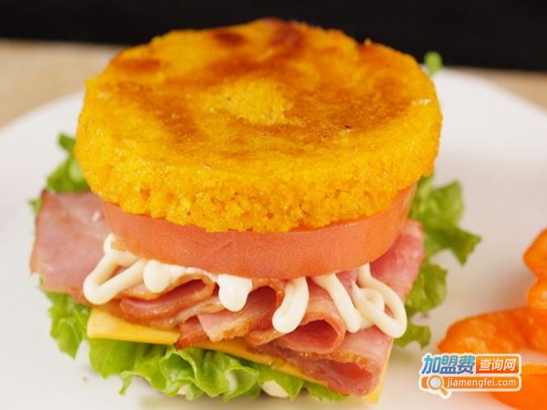 台美呷中式五谷汉堡加盟费