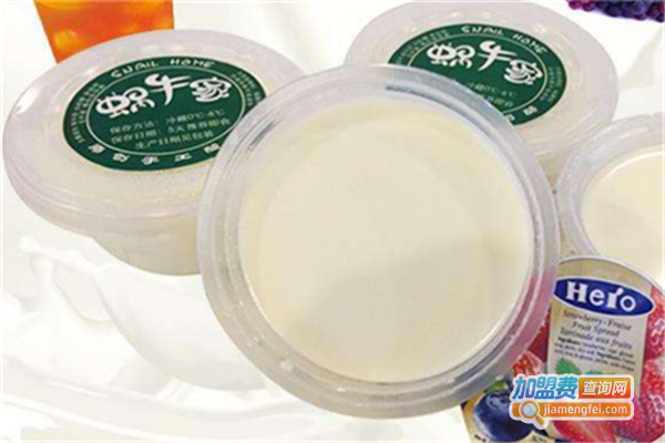 蜗牛家酸奶酪加盟费