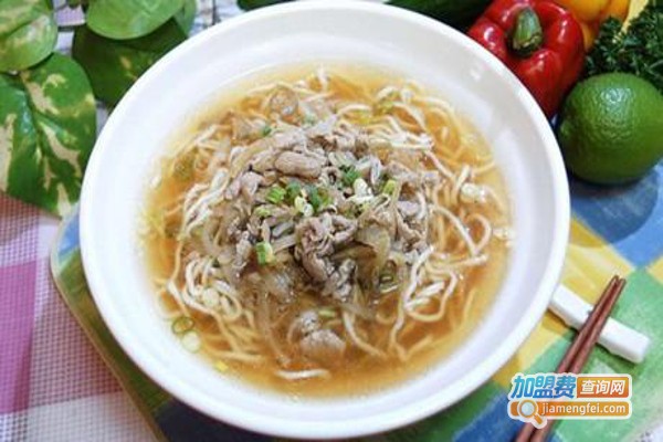 老汤面馆加盟费