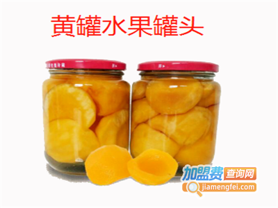 黄罐水果罐头