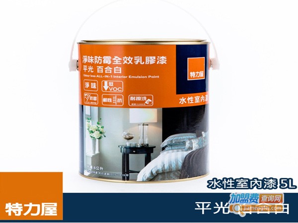 特力屋涂料加盟