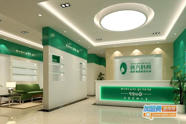 韩方科颜美容祛痘祛斑加盟费