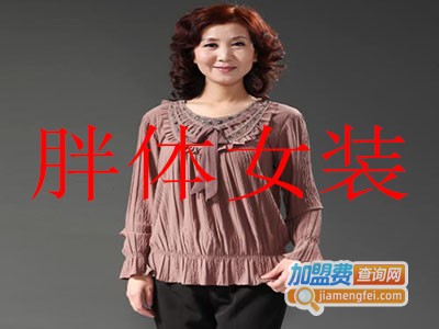 胖体女装加盟费