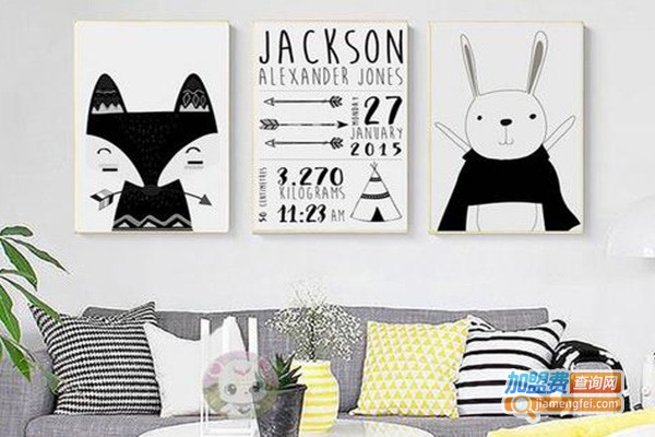 五福三联装饰画加盟费