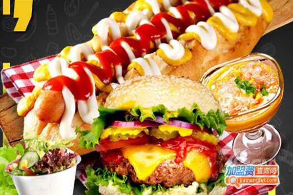 双黄线西式快餐加盟门店