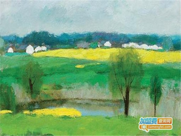 诗情画意油画加盟费