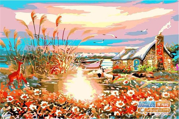 色彩画题数字油画