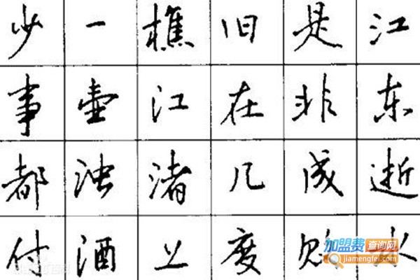品尚书法培训加盟费