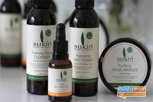 sukin护肤品加盟费