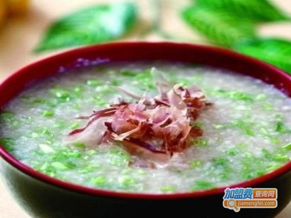 潮香鱼粥加盟费