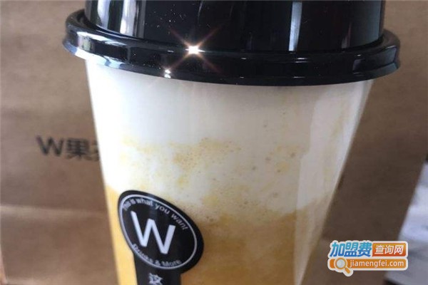 w果茶加盟费