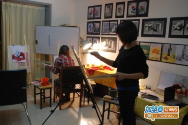 变色龙美术培训加盟费