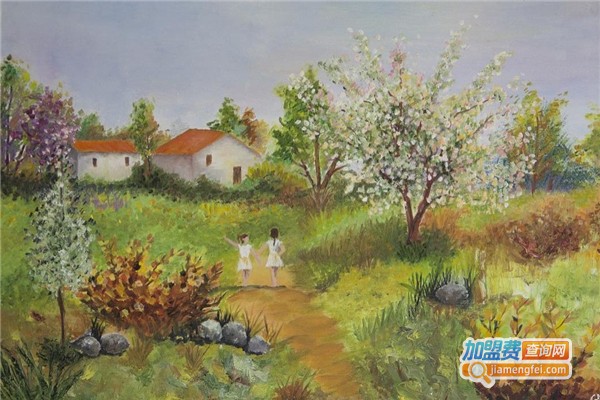 谷登油画加盟费