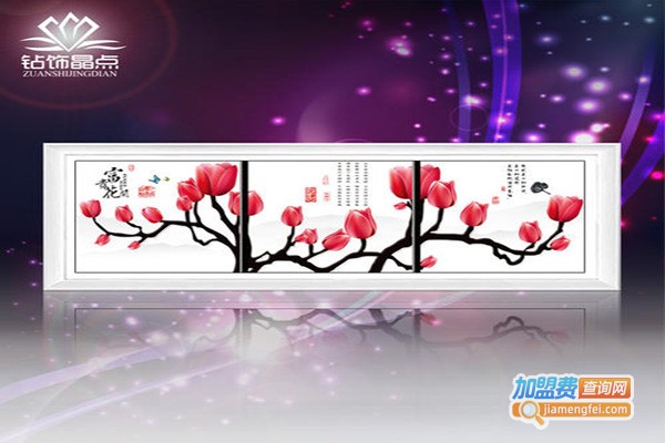 钻饰晶点砖石画加盟门店