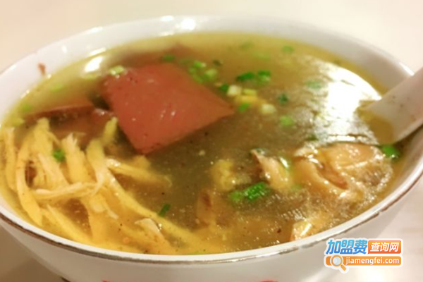 民间老鸡汤面馆加盟费