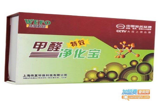 伟复除甲醛加盟门店