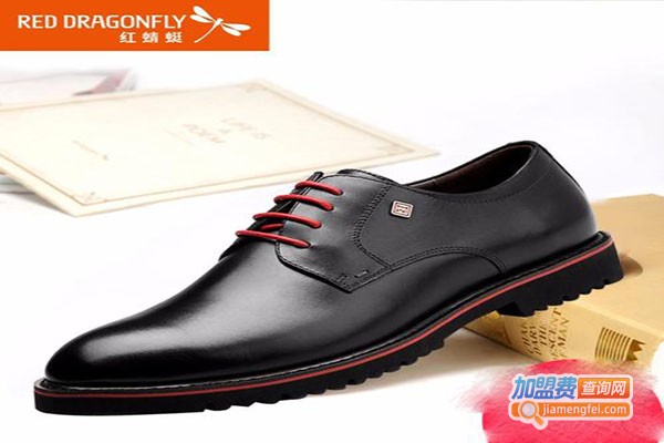 红蜻蜒皮鞋