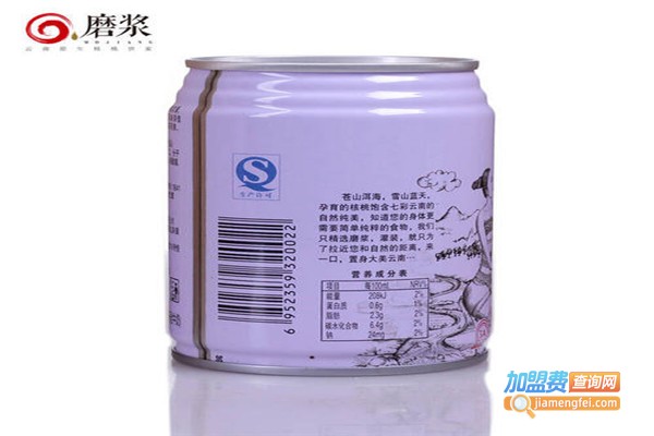 磨浆核桃乳加盟费