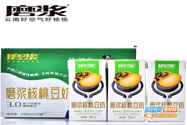 磨浆核桃乳加盟费