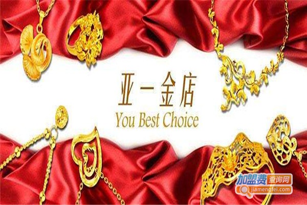 亚一金店加盟费总共多少钱？