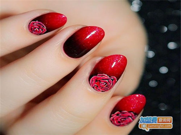 玫瑰红美甲加盟门店