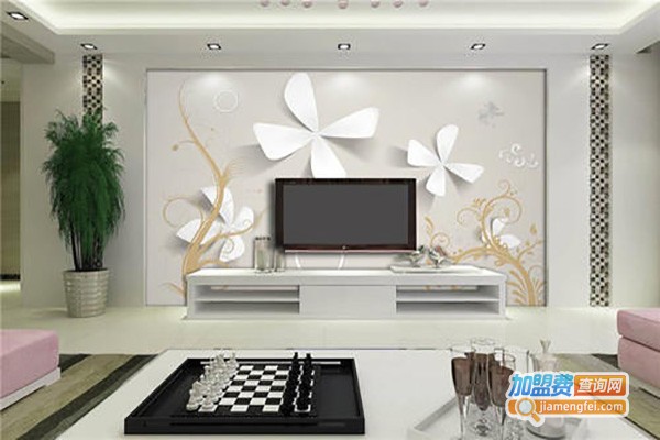 派尔彩雕背景墙