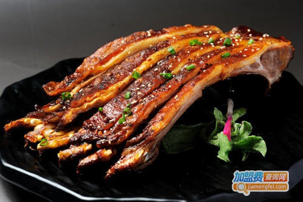 玫瑰红碳烤羊排加盟门店