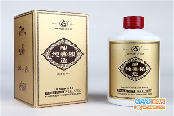 谷养康白酒加盟费