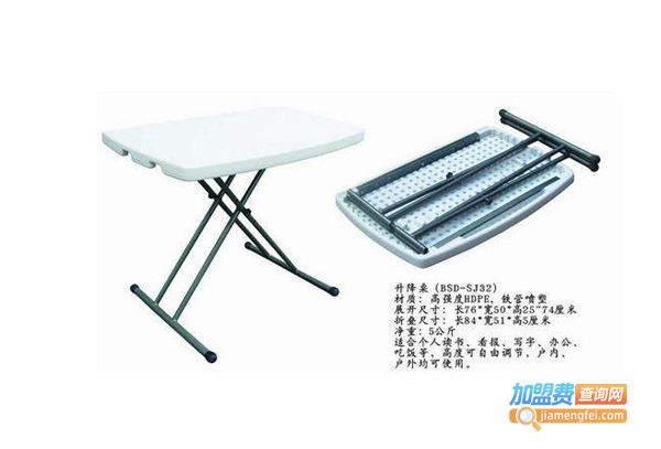 百仕盾折叠家具加盟费