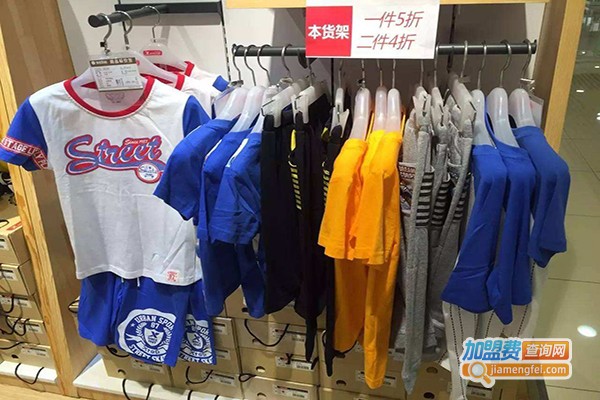 特步1+1童装加盟门店