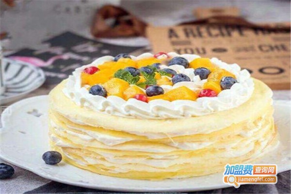 sweet千层甜品生日蛋糕加盟费