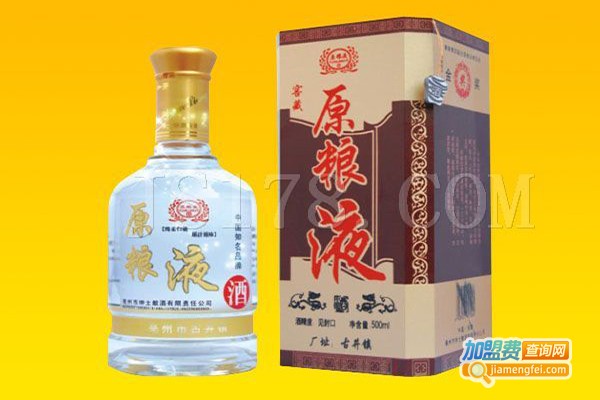 原粮液酒业加盟费