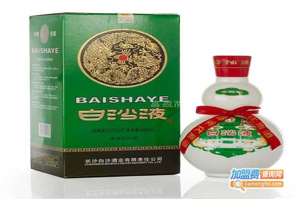 白沙白酒加盟费