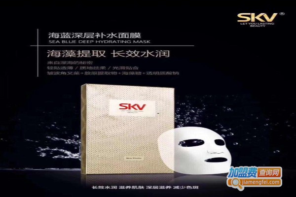 skv面膜加盟费