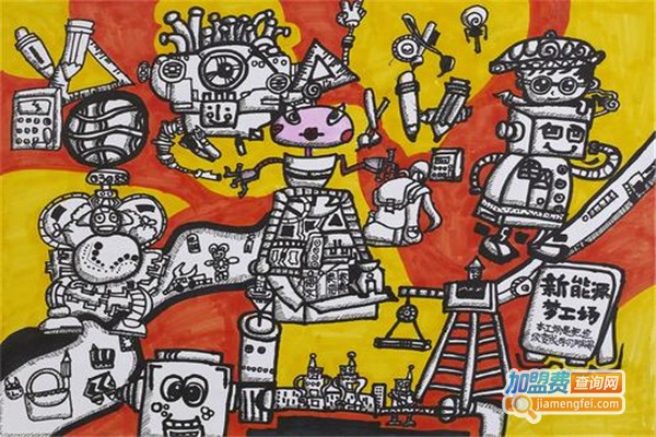 童心美溢少儿美术馆加盟费